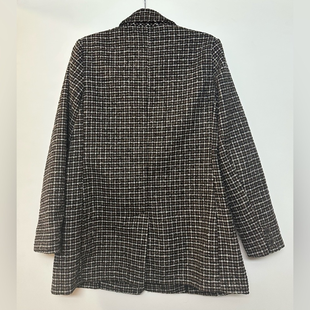 Oversized Soft-Brushed Tweed Blazer - Picture 2 of 3